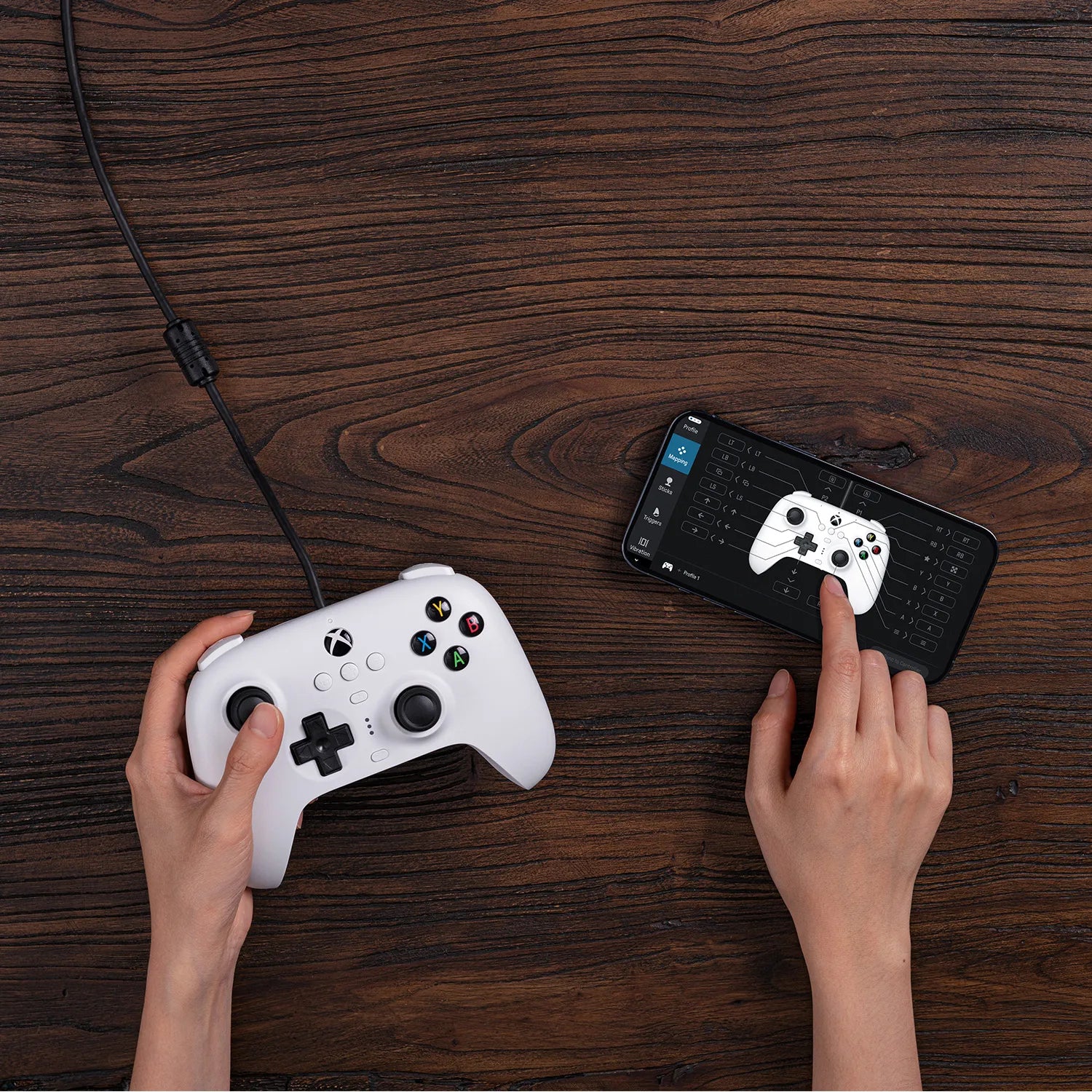 Hallplay Xbox X 8BitDo® Ultimate Wired Controller White